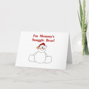 Cartes Pour Fêtes Annuelles T-shirts et cadeaux de maman's Snuggle Bear