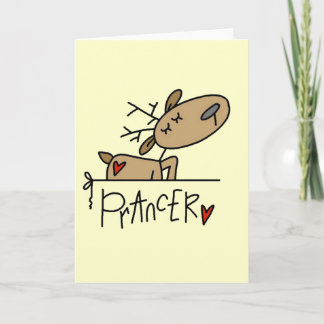 Cartes Pour Fêtes Annuelles T-shirts et cadeaux de renne de Prancer