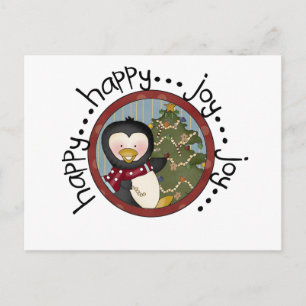 Cartes Pour Fêtes Annuelles T-shirts et cadeaux de vacances Penguin