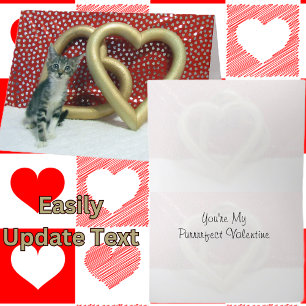 Cartes Pour Fêtes Annuelles Tabitha's Valentine's - Chat / Kitten Valentine's