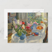 Cartes Pour Fêtes Annuelles Table de Pâques (Devant / Derrière)