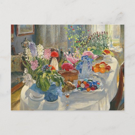 Cartes Pour Fêtes Annuelles Table de Pâques (Devant)