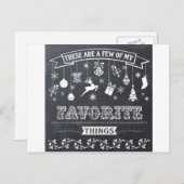 Cartes Pour Fêtes Annuelles tableau de Noël (Devant / Derrière)