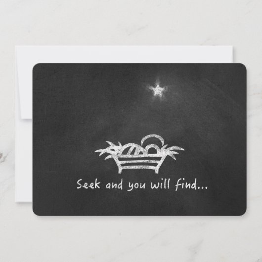 Cartes Pour Fêtes Annuelles Tableau Manger (Devant)