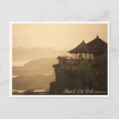 Cartes Pour Fêtes Annuelles Tanah Lot Temple Bali Postcard (Devant)