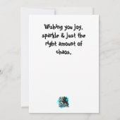 Cartes Pour Fêtes Annuelles Tangled in Holiday Hijinks (Dos)