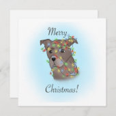 Cartes Pour Fêtes Annuelles Tangled Pup (Devant / Derrière)