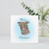 Cartes Pour Fêtes Annuelles Tangled Pup (Debout devant)