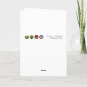 Cartes Pour Fêtes Annuelles Tango de neige (Dos)