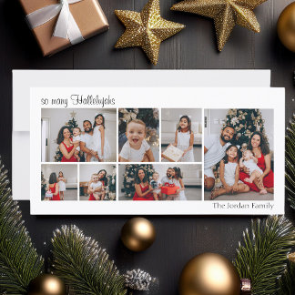 Cartes Pour Fêtes Annuelles Tant de Alléluia Noël Religieux Moderne