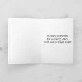 CARTES POUR FÊTES ANNUELLES TANT DE SOUVENIRS À ***NOËL*** (Intérieur)