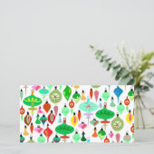 Cartes Pour Fêtes Annuelles Tant d'ornements (Debout devant)