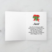 Cartes Pour Fêtes Annuelles Tante (Intérieur)