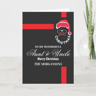 Cartes Pour Fêtes Annuelles Tante / Oncle Joyeux Noël 