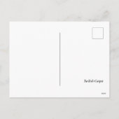 Cartes Pour Fêtes Annuelles Tapis turc (Dos)