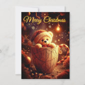 Cartes Pour Fêtes Annuelles Tarjeta de Navidad  (Devant)