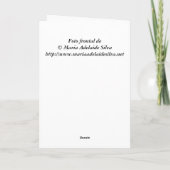 Cartes Pour Fêtes Annuelles Tarjeta Navideña (Dos)