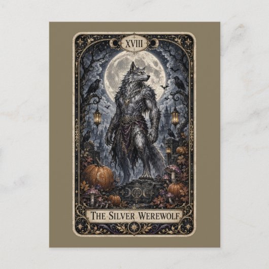 Cartes Pour Fêtes Annuelles Tarot Épouvantable (Devant)