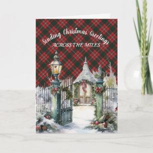 Cartes Pour Fêtes Annuelles Tartan de Noël Princess Margaret Rose