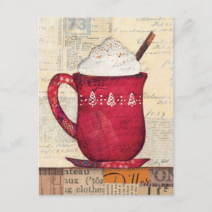 Cartes Pour Fêtes Annuelles Tasse rouge de Noël