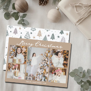 Cartes Pour Fêtes Annuelles Taupe Joyeux Noël Photomontage 2025