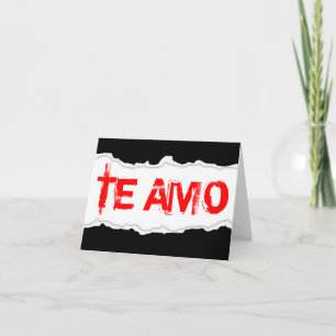 Cartes Pour Fêtes Annuelles TE AMO (extrait de page)