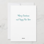 Cartes Pour Fêtes Annuelles Tea Party Noël (Dos)