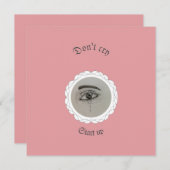 Cartes Pour Fêtes Annuelles Tearing eye Throw Pillow (Devant / Derrière)