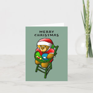 Cartes Pour Fêtes Annuelles Teddy Bear