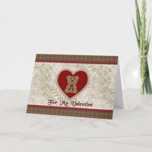 Cartes Pour Fêtes Annuelles Teddy Bear (Devant)