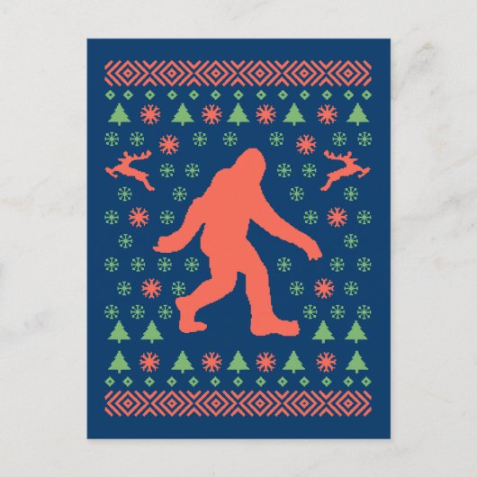 Cartes Pour Fêtes Annuelles Tee - shirts de chandail de vacances Bigfoot (Devant)