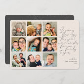 Cartes Pour Fêtes Annuelles Tellement de Bénédictions Année d'examen Photo Col (Devant / Derrière)