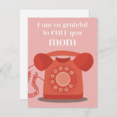 Cartes Pour Fêtes Annuelles Tellement reconnaissant (Devant / Derrière)