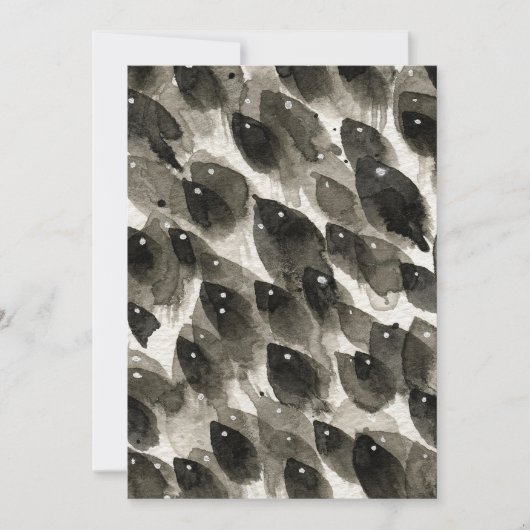 Cartes Pour Fêtes Annuelles Tempête de poissons (Devant)