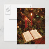 Cartes Pour Fêtes Annuelles Temps de Christmas (Devant / Derrière)