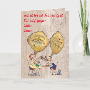 Cartes Pour Fêtes Annuelles Temps de pause magique créative avec amis