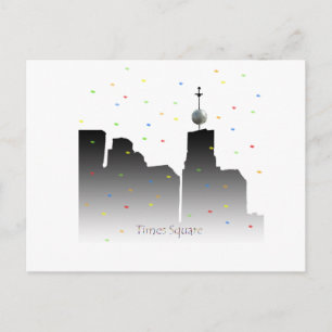 Cartes Pour Fêtes Annuelles temps nouvelles années carrés