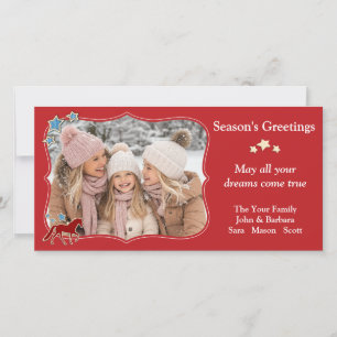 Cartes Pour Fêtes Annuelles Tennessee Walking Horse Festif Noël Salutation