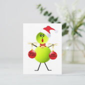 Cartes Pour Fêtes Annuelles Tennis Christmas (Debout devant)