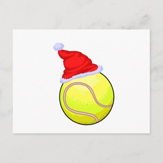 Cartes Pour Fêtes Annuelles Tennis de Noël (Devant)
