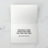 Cartes Pour Fêtes Annuelles Tennis de table Noël (Intérieur)