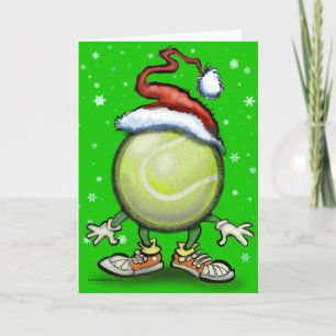 Cartes Pour Fêtes Annuelles Tennis Noël