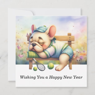 Cartes Pour Fêtes Annuelles Tennis vous souhaite une bonne année