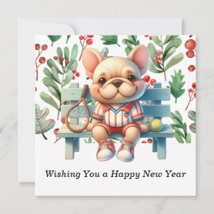Cartes Pour Fêtes Annuelles Tennis Vous souhaite une Bonne Année