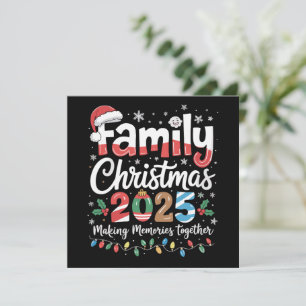 Cartes Pour Fêtes Annuelles Tenue de Noël assortie pour la famille 2025 Squad
