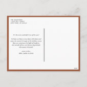 Cartes Pour Fêtes Annuelles Terracotta Cher Père Noël Laissez-moi expliquer No (Dos)