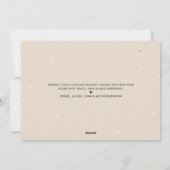 Cartes Pour Fêtes Annuelles Terre Boho Vert Sèche Brosse de Noël Photo (Dos)