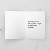 Cartes Pour Fêtes Annuelles Terre féerique (Intérieur)