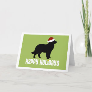 Cartes Pour Fêtes Annuelles Terre-Neuve Santa Hat