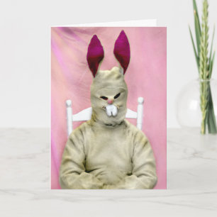 Cartes Pour Fêtes Annuelles Terrible lapin de Pâques